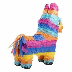 Blue Panda Donkey Pinata For Kids Birthday Party, Cinco De Mayo Decorations (12.5 X 15 X 4.7 In)