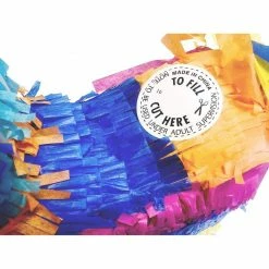 Blue Panda Donkey Pinata For Kids Birthday Party, Cinco De Mayo Decorations (12.5 X 15 X 4.7 In)