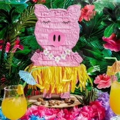 Juvale Special Occasions Blue Panda Small Hawaiian Pig Pinata, Luau And Tropical Party Supplies, 16.5 X 10 X 3 Inches 12 Juvale Special Occasions Blue Panda Small Hawaiian Pig Pinata, Luau And Tropical Party Supplies, 16.5 X 10 X 3 Inches