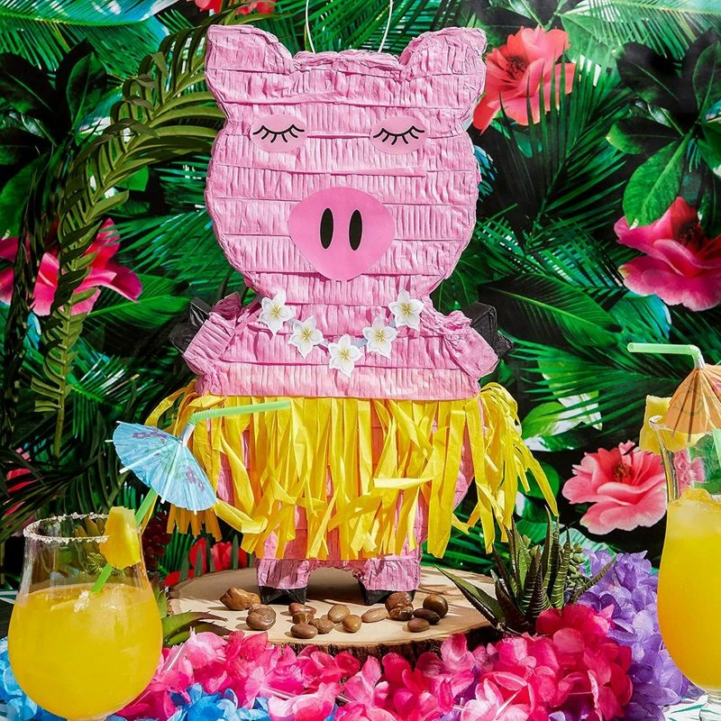 Juvale Special Occasions Blue Panda Small Hawaiian Pig Pinata, Luau And Tropical Party Supplies, 16.5 X 10 X 3 Inches 5 Juvale Special Occasions Blue Panda Small Hawaiian Pig Pinata, Luau And Tropical Party Supplies, 16.5 X 10 X 3 Inches