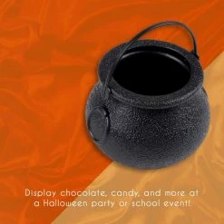 Blue Panda Halloween Mini Plastic Cauldrons, Novelty Candy Holder Buckets (24 Pack) 14 Blue Panda Halloween Mini Plastic Cauldrons, Novelty Candy Holder Buckets (24 Pack)
