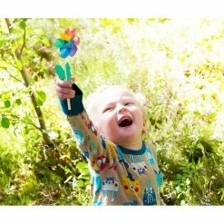 Blue Panda Pinwheels - Pack Of 12, Colorful Pinwheels - Value Pack - Suitable For Garden, Party, Outdoor, Yard, Decoration | Multicolored, 4.5 X 11.2 X 2.1 Inches Party Favors