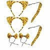 Blue Panda Halloween Tiger Costume - 2-Set Tiger Ears Headband Tail And Bow Tie, Animal Cosplay Kit