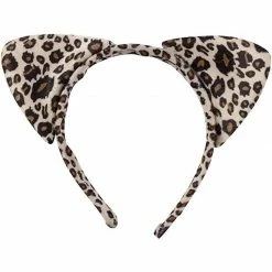 Blue Panda Halloween Leopard Costume - 2-Set Leopard Ears Headband Tail And Bow Tie, Animal Cosplay Kit