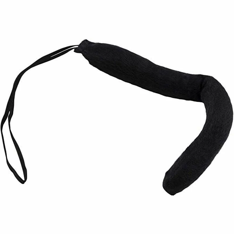 Blue Panda Halloween Black Cat Costume - 2-Set Cat Ears Headband Tail And Bow Tie, Animal Cosplay Kit 9 Blue Panda Halloween Black Cat Costume - 2-Set Cat Ears Headband Tail And Bow Tie, Animal Cosplay Kit