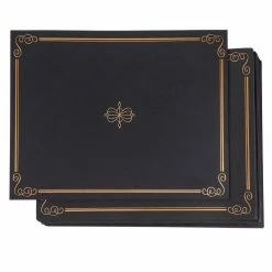 Blue Panda Certificate Holders - 24-Pack Diploma Cover, Document Cover For Letter-Sized Award Certificates, Black, Gold Foil, 11.2 X 8.7 Inches Special Occasions
