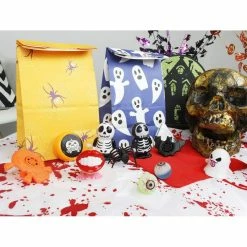 Blue Panda Halloween Toys, Assorted Party Favors For Kids (100 Pieces)