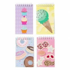 Blue Panda Special Occasions Spiral Notepads With Dessert Design (3 X 5 Inches, 24-Pack)