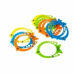 Blue Panda Games Fish Shaped Pool Diving Water Rings For Kids, Swimming Dive Toys (12 Pack) 15 Blue Panda Games Fish Shaped Pool Diving Water Rings For Kids, Swimming Dive Toys (12 Pack)