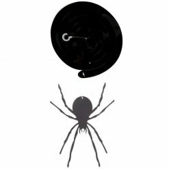 Blue Panda Halloween Spider Paper Ceiling Decorations, Hanging Decor (37.5 In, 30 Pack)