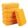 Blue Panda Synthetic Sponges Craft Sponges For Painting, Crafts, Pottery, Clay, Large 7.5 X 2 X 5 Inches, Orange, Pack Of 6