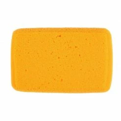 Blue Panda Synthetic Sponges Craft Sponges For Painting, Crafts, Pottery, Clay, Large 7.5 X 2 X 5 Inches, Orange, Pack Of 6