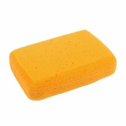 Blue Panda Synthetic Sponges Craft Sponges For Painting, Crafts, Pottery, Clay, Large 7.5 X 2 X 5 Inches, Orange, Pack Of 6