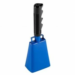 Blue Panda Cowbell With Handle - 2-Pack Cow Bell Noismakers, Loud Call Bells For Cheers, Sports Games, Weddings, Farm, Blue, 3 X 9.125 X 2 Inches 8 Blue Panda Cowbell With Handle - 2-Pack Cow Bell Noismakers, Loud Call Bells For Cheers, Sports Games, Weddings, Farm, Blue, 3 X 9.125 X 2 Inches