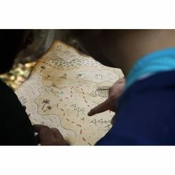 Party Favors Blue Panda 12 Pieces Pirate Treasure Map For Kids Party Supplies, Birthday Decorations, Double Sided Vintage Style 12 X 18 Inches