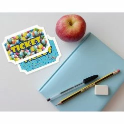 Kids Birthday Blue Panda Reward Tickets, Carnival Prize Tickets (100 Pack)