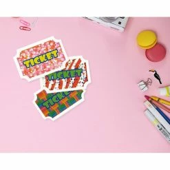 Kids Birthday Blue Panda Reward Tickets, Carnival Prize Tickets (100 Pack)