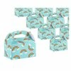 Blue Panda Treat Boxes - 24-Pack Paper Party Favor Boxes, Rainbow Design Goodie Boxes For Birthdays And Events, 2 Dozen Party Gable Boxes, 6 X 3.3 X 3.6 Inches Special Occasions