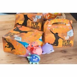 Blue Panda Special Occasions Basketball Party Supplies, Paper Treat Boxes (24 Pack)