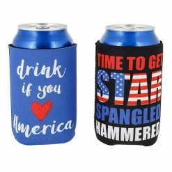 Blue Panda Funny Patriotic Beer Can Sleeves For 4th Of July, Memorial Day (12 Pack) 13 Blue Panda Funny Patriotic Beer Can Sleeves For 4th Of July, Memorial Day (12 Pack)