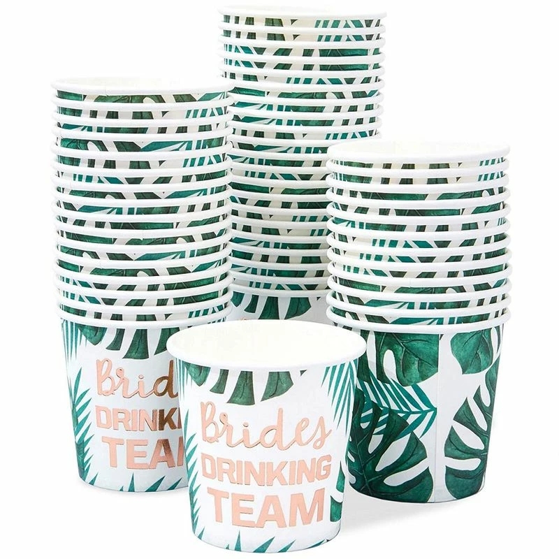 Blue Panda Brides Drinking Team Paper Cups For Bachelorette Party And Bridal Shower (50, 4oz) 3 Blue Panda Brides Drinking Team Paper Cups For Bachelorette Party And Bridal Shower (50, 4oz)