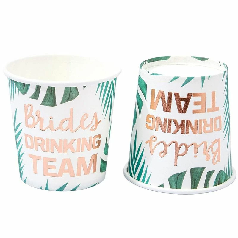 Blue Panda Brides Drinking Team Paper Cups For Bachelorette Party And Bridal Shower (50, 4oz) 7 Blue Panda Brides Drinking Team Paper Cups For Bachelorette Party And Bridal Shower (50, 4oz)