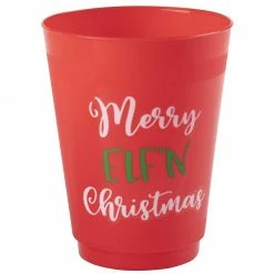 Blue Panda Christmas Party Cups, Reusable Plastic Tumblers, Holiday Designs (16 Oz, 24 Pack) 17 Blue Panda Christmas Party Cups, Reusable Plastic Tumblers, Holiday Designs (16 Oz, 24 Pack)