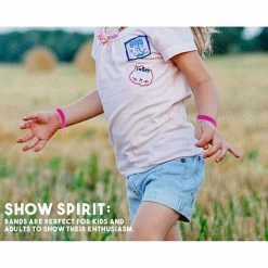 Blue Panda Silicone Bracelet - 48-Pack Blank Rubber Wristbands For Sports Teams, Games, Kids Play, Party Favors, 8 Colors, Circumference: 8.1 Inches, Width: 0.4 Inches