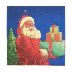 Blue Panda Santa Claus Blue Paper Napkins For Christmas Party (6.5 X 6.5 Inches, 100 Pack) 17 Blue Panda Santa Claus Blue Paper Napkins For Christmas Party (6.5 X 6.5 Inches, 100 Pack)