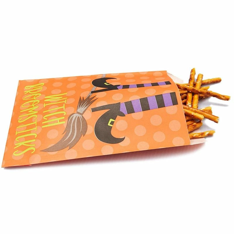 Blue Panda Halloween Trick Or Treat Party Favor Goody Bags (100 Pack) 6 Blue Panda Halloween Trick Or Treat Party Favor Goody Bags (100 Pack)