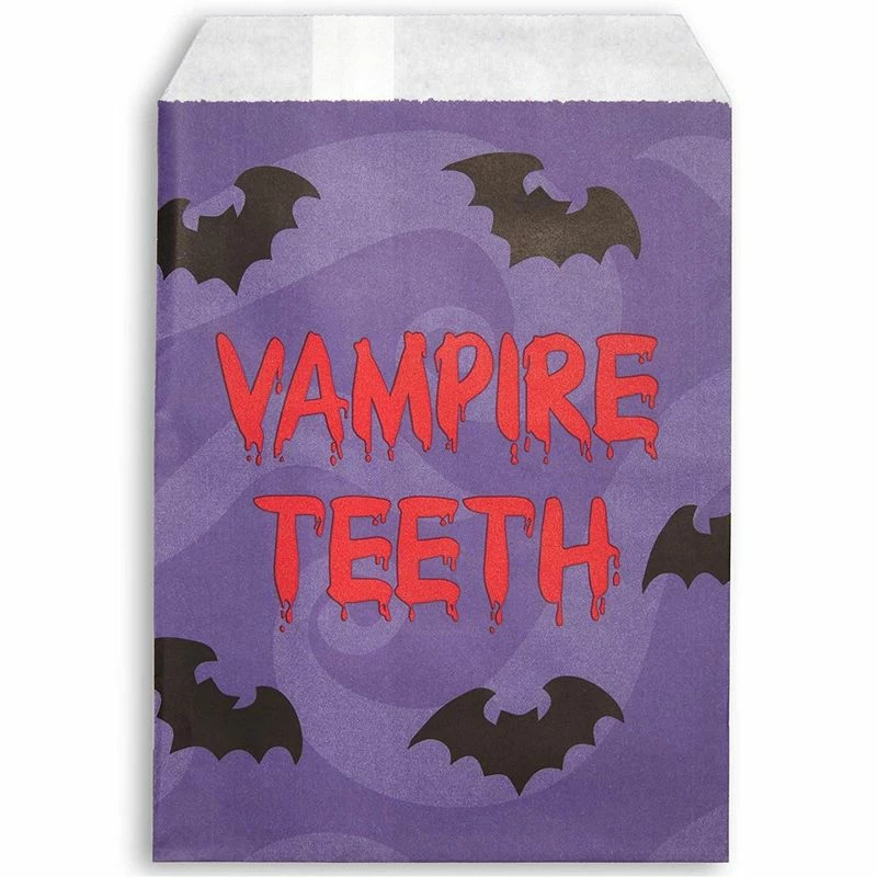 Blue Panda Halloween Trick Or Treat Party Favor Goody Bags (100 Pack) 8 Blue Panda Halloween Trick Or Treat Party Favor Goody Bags (100 Pack)