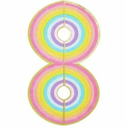 Blue Panda Rainbow Paper Napkins With Gold Foil For Birthday Party (6.5 X 3.75 In, 50 Pack) 8 Blue Panda Rainbow Paper Napkins With Gold Foil For Birthday Party (6.5 X 3.75 In, 50 Pack)