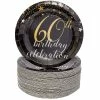 Blue Panda 60th Birthday Plates (7 In, 80-Pack) 1 Blue Panda 60th Birthday Plates (7 In, 80-Pack)