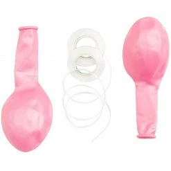 Blue Panda 12 Inch Metallic Latex Balloons (100 Count), Light Pink