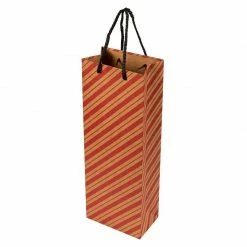 Blue Panda Kraft Christmas Gift Bags, Wine Bag (15.3 X 3.2 X 5.5 In, 24 Pack)