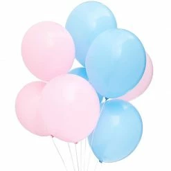 Blue Panda Gender Reveal Party Balloons (100 Count), Pink And Blue