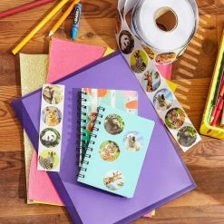 Blue Panda Zoo Animal Stickers, Sticker Roll (1.5 In, 1000 Pieces) Animals And Safari 9 Blue Panda Zoo Animal Stickers, Sticker Roll (1.5 In, 1000 Pieces) Animals And Safari