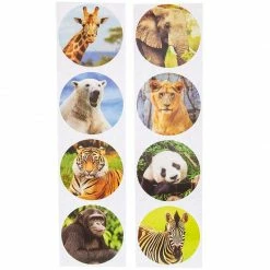 Blue Panda Zoo Animal Stickers, Sticker Roll (1.5 In, 1000 Pieces) Animals And Safari 10 Blue Panda Zoo Animal Stickers, Sticker Roll (1.5 In, 1000 Pieces) Animals And Safari