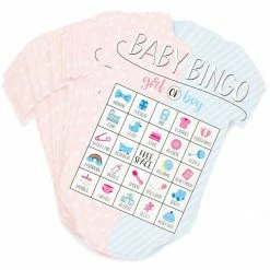 Special Occasions Blue Panda Gender Reveal Party Games, Baby Bingo For 36 Guests 11 Special Occasions Blue Panda Gender Reveal Party Games, Baby Bingo For 36 Guests