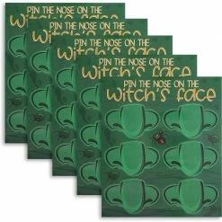 Special Occasions Blue Panda Pin The Tail Halloween Party Games (2 Pack), 2 Designs