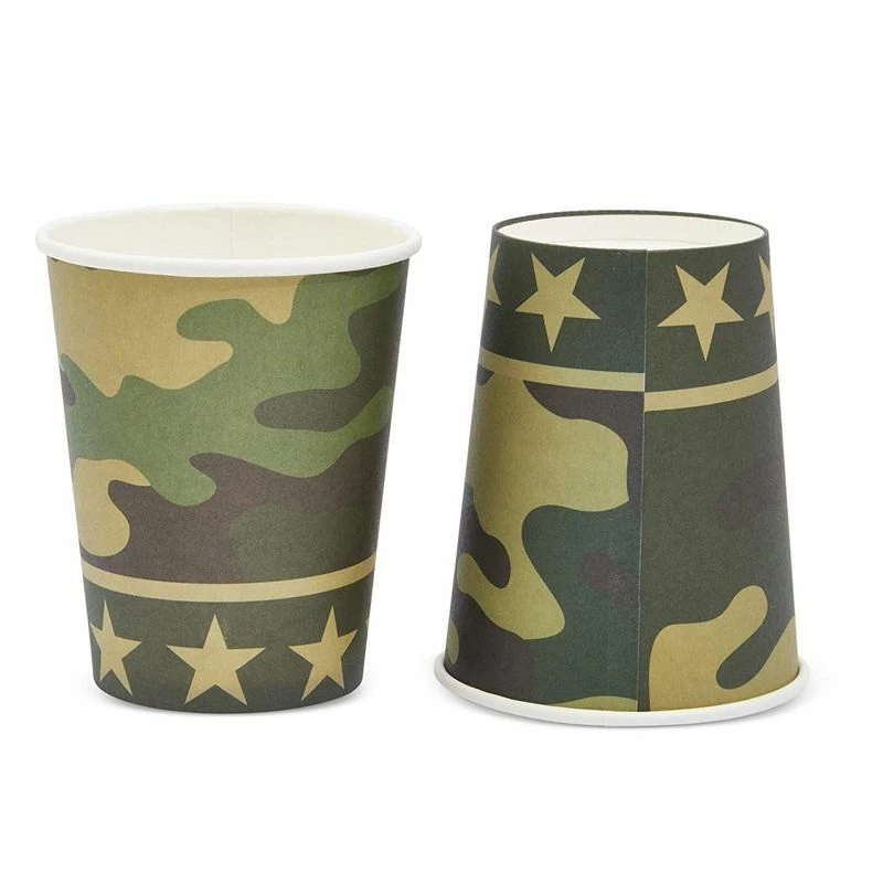 Blue Panda Camouflage Dinnerware Set And Party Supplies (144 Pieces, Serves 24) 9 Blue Panda Camouflage Dinnerware Set And Party Supplies (144 Pieces, Serves 24)