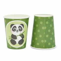 Blue Panda Animal Panda Birthday Party Supplies And Dinnerware Set (144 Pieces, Serves 24)