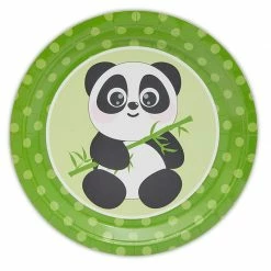 Blue Panda Animal Panda Birthday Party Supplies And Dinnerware Set (144 Pieces, Serves 24)