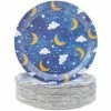 Special Occasions Blue Panda Twinkle Star Plates For Baby Shower, Parties (80 Count) 9 Inches 1 Special Occasions Blue Panda Twinkle Star Plates For Baby Shower, Parties (80 Count) 9 Inches