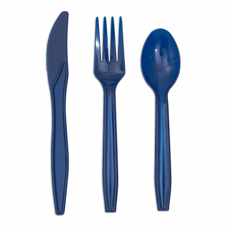 Blue Panda Happy Holidays Dinnerware Set, Paper Plates, Plastic Cutlery, Cups, And Napkins (Serves 24, 144 Pieces) Christmas 8 Blue Panda Happy Holidays Dinnerware Set, Paper Plates, Plastic Cutlery, Cups, And Napkins (Serves 24, 144 Pieces) Christmas