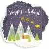 Blue Panda Happy Holidays, Paper Napkins For Christmas Holiday Parties (6.5 X 6.5 In, 100 Pack) 2 Blue Panda Happy Holidays, Paper Napkins For Christmas Holiday Parties (6.5 X 6.5 In, 100 Pack)