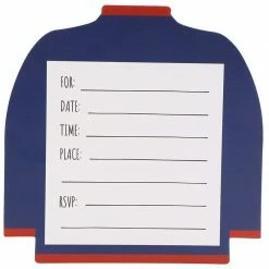 Blue Panda Ugly Christmas Sweater Holiday Party Invitations With Envelopes (Blue, 36 Pack) 12 Blue Panda Ugly Christmas Sweater Holiday Party Invitations With Envelopes (Blue, 36 Pack)