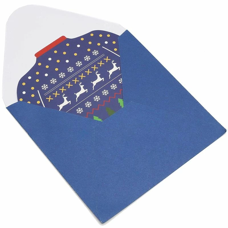 Blue Panda Ugly Christmas Sweater Holiday Party Invitations With Envelopes (Blue, 36 Pack) 8 Blue Panda Ugly Christmas Sweater Holiday Party Invitations With Envelopes (Blue, 36 Pack)
