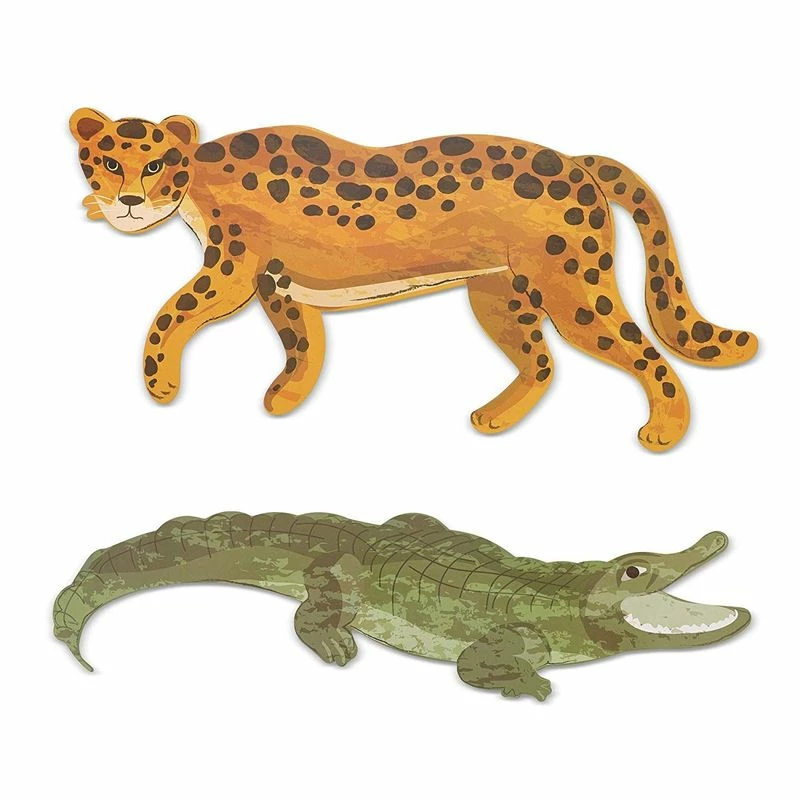 Blue Panda Jungle Animal Safari Paper Cutouts For Home And Party Decor (12-Count) Decorations 6 Blue Panda Jungle Animal Safari Paper Cutouts For Home And Party Decor (12-Count) Decorations