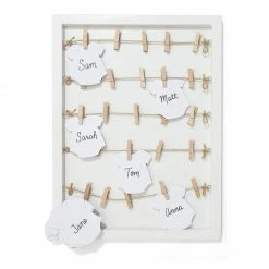 Blue Panda Baby Shower Signature Guest Book With Wood Frame And Die Cut Cards Special Occasions